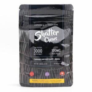 Indica 3000mg Shatter Chews (Euphoria Extractions)