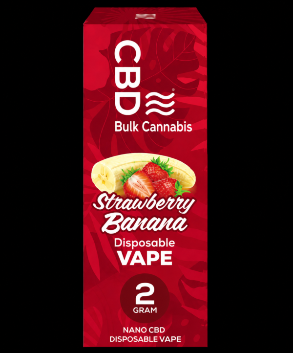 CBD Vape Disposable Strawberry Banana 2 Gram
